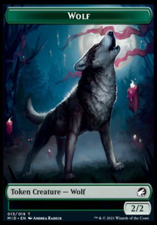 Wolf (Innistrad: Midnight Hunt) Trading Card