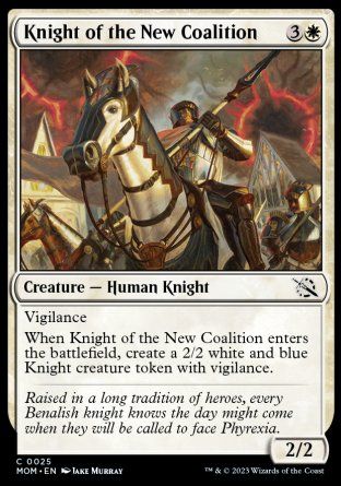 Knight of the New Coalition (March of the Machine) Trading Card