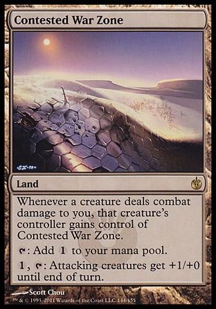 Contested War Zone (Mirrodin Besieged) Trading Card