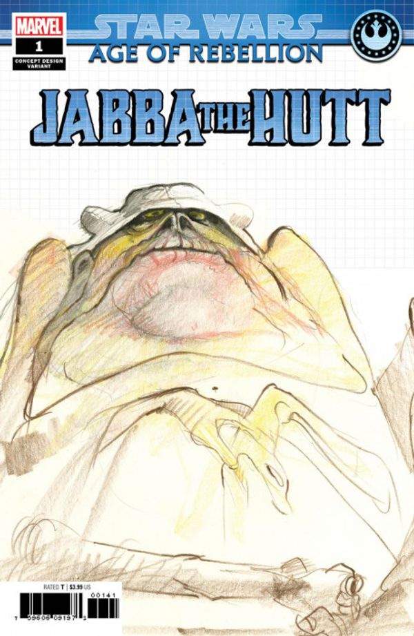 Star Wars: Age of Rebellion - Jabba the Hutt #1 (Concept Design Variant)