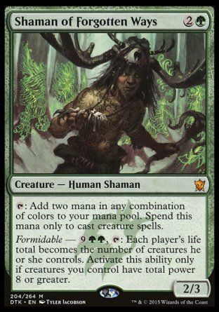 Shaman of Forgotten Ways (Dragons of Tarkir) Trading Card