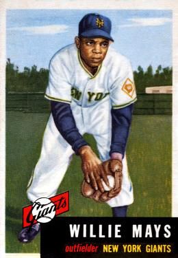 Willie Mays 1953 Topps #244 Sports Card