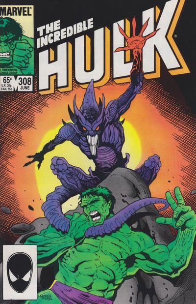Incredible Hulk #308 Comic