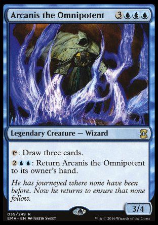 Arcanis the Omnipotent (Eternal Masters) Trading Card