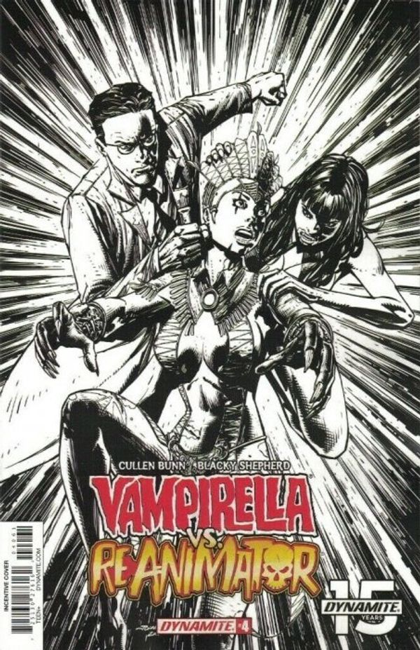 Vampirella Vs Reanimator #4 (20 Copy Desjardins B&w Cover)