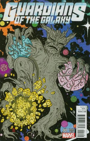 Guardians Of Galaxy #1 (Allred Kirby Monster Variant)