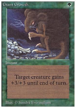 Giant Growth (Unlimited) Trading Card