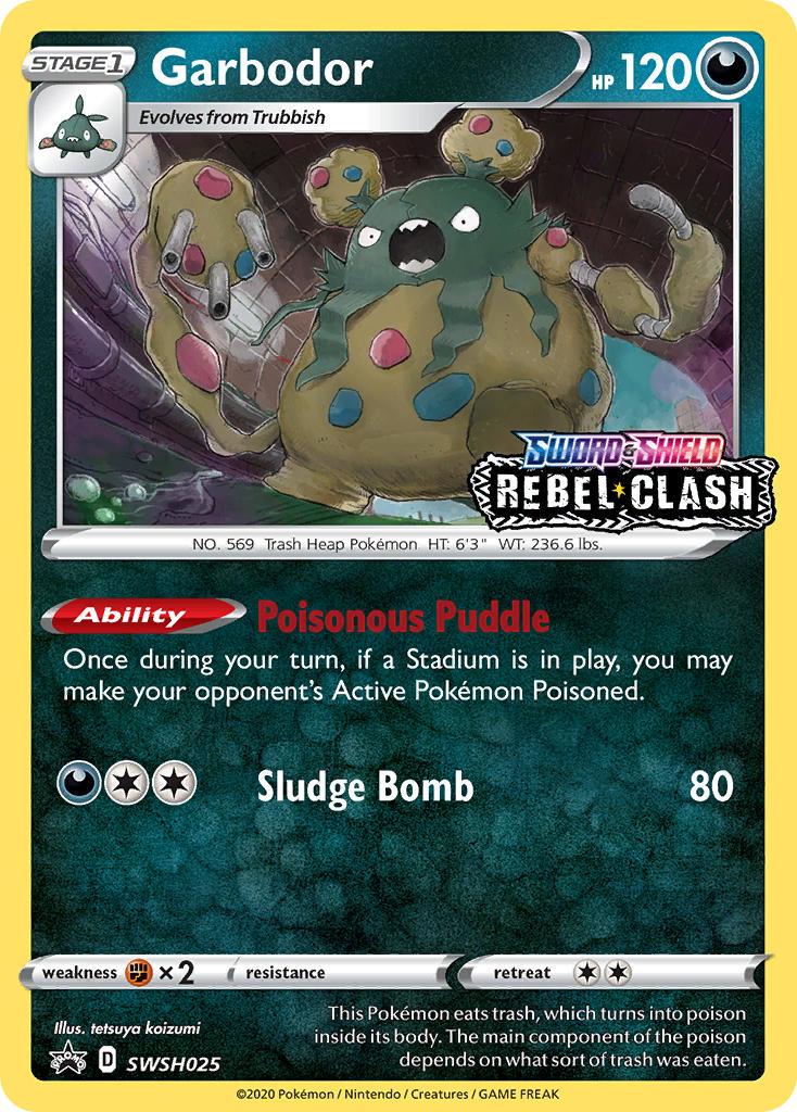 Garbodor (SWSH025) - SWSH Black Star Promos Pokémon Card