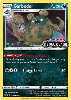 Garbodor (SWSH025) - SWSH Black Star Promos