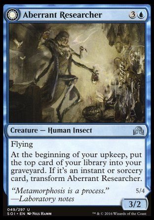 Aberrant Researcher (Shadows over Innistrad) Trading Card