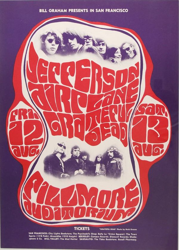 BG-23-RP-3 Jefferson Airplane & Grateful Dead The Fillmore 1966
