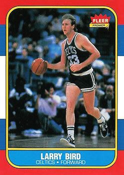  1989 Fleer # 8 Larry Bird Boston Celtics (Basketball