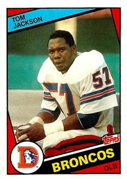 Tom Jackson 1984 Topps #65 Sports Card