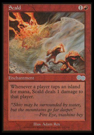 Scald (Urza's Saga) Trading Card