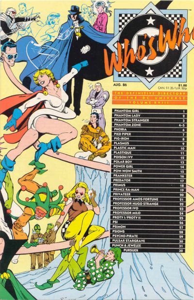 Who's Who: The Definitive Directory of the DC Universe #18 Comic