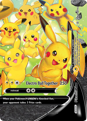 Pikachu V-UNION (SWSH142) - SWSH Black Star Promos