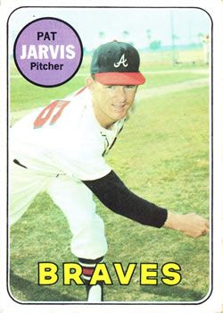 Pat Jarvis 1969 Topps #282 Sports Card
