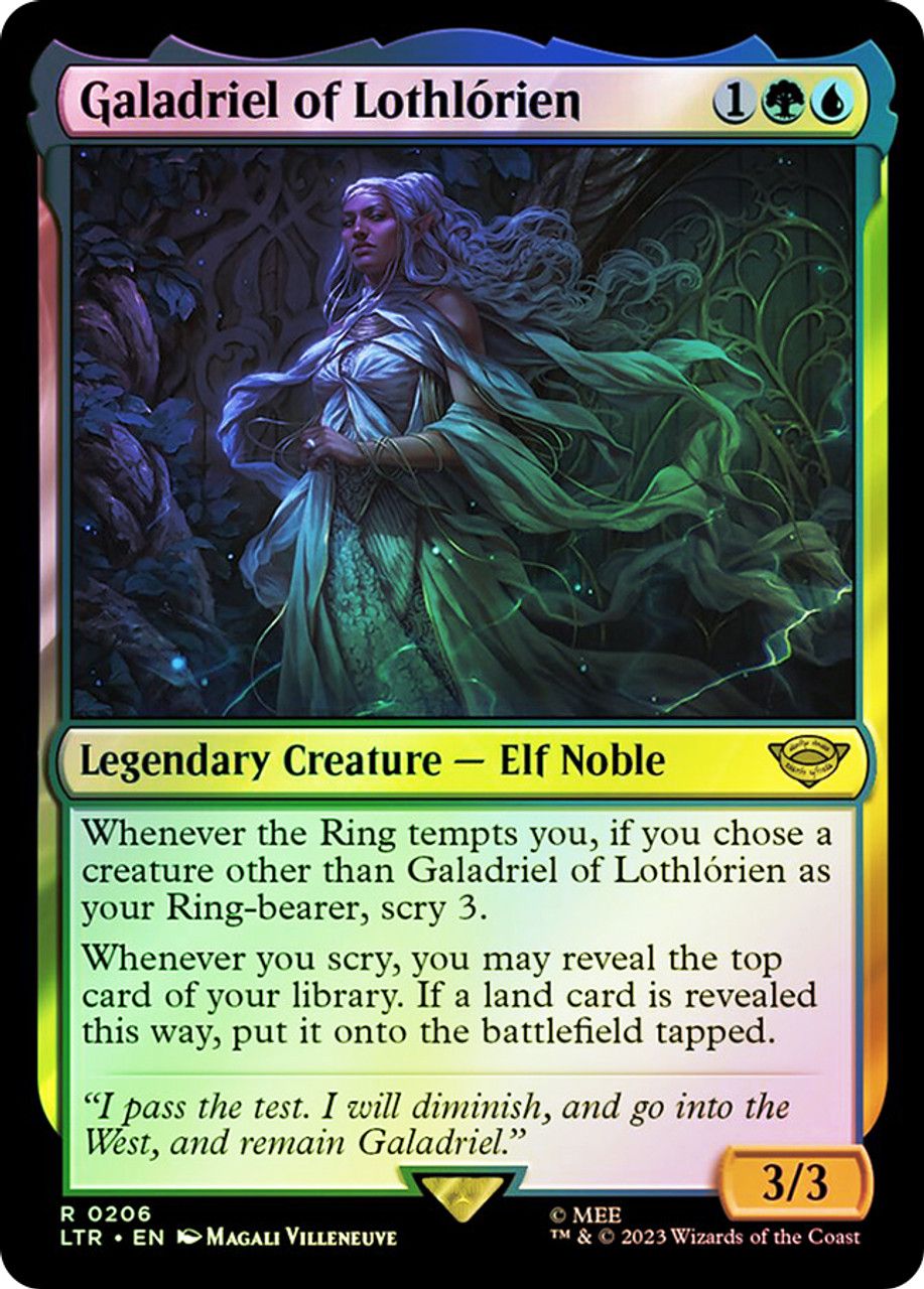 Galadriel of Lothlorien (The Lord of the Rings - Foil) Trading Card