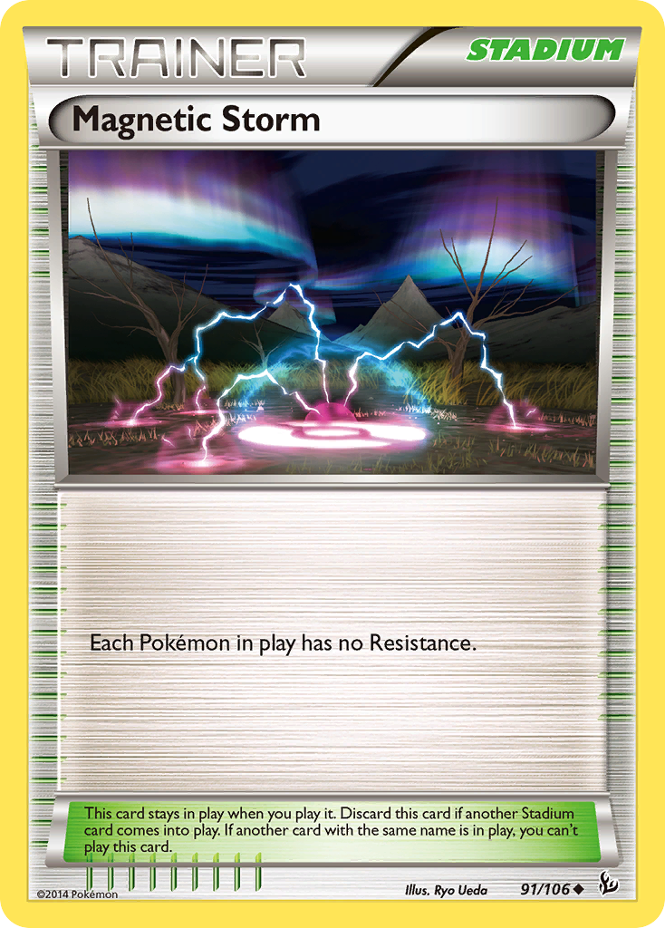 Magnetic Storm (Trainer: Stadium) (91/106) - Flashfire Pokémon Card