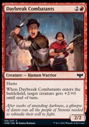 Daybreak Combatants (Innistrad: Crimson Vow) Trading Card