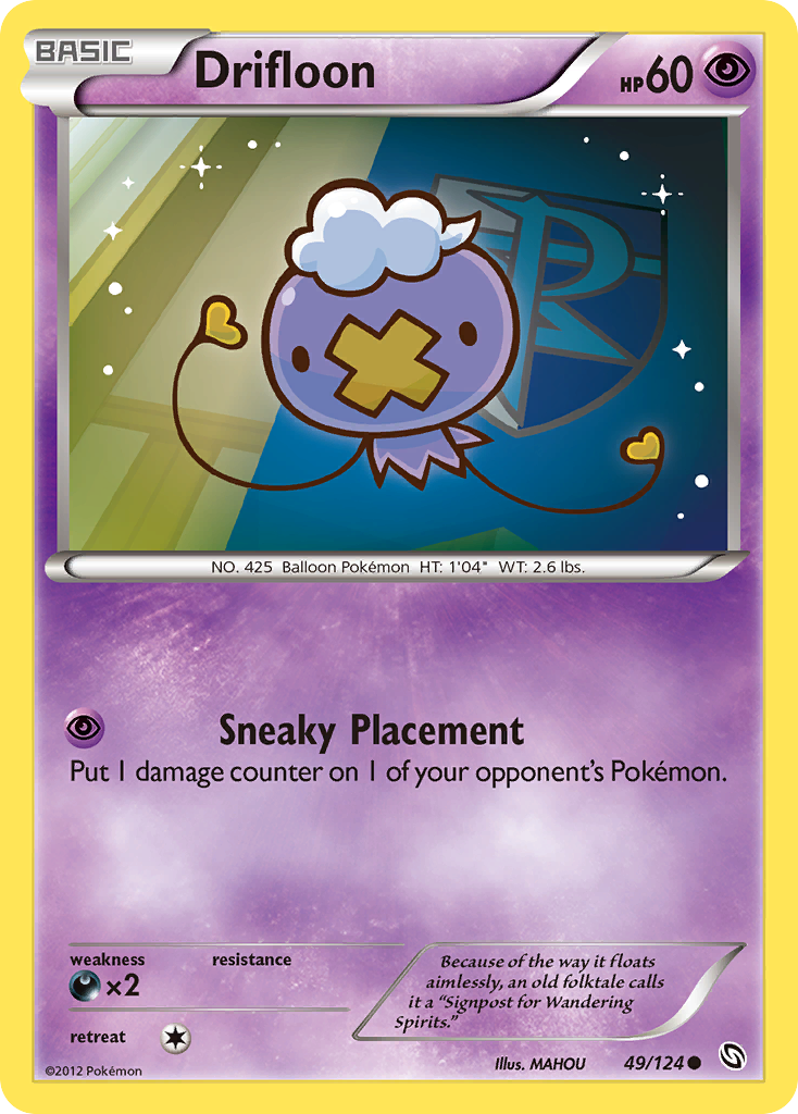 Drifloon (49/124) - Dragons Exalted Pokémon Card