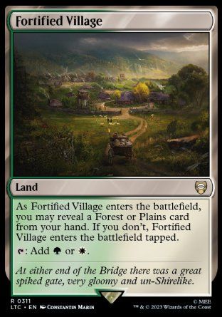 Fortified Village (The Lord of the Rings Commander Decks) Trading Card