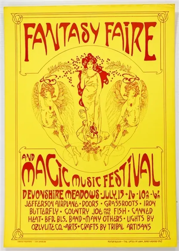 The Doors & Jefferson Airplane Fantasy Faire Magic Music Festival 1967