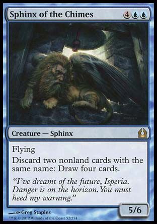 Sphinx of the Chimes (Return to Ravnica) Trading Card