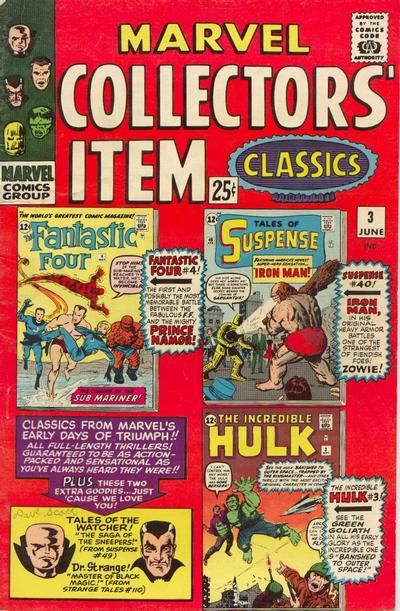 Marvel Collectors' Item Classics #3 Comic