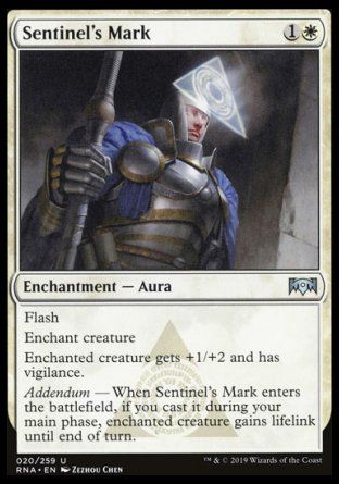 Sentinel's Mark (Ravnica Allegiance) Trading Card