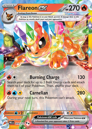 Flareon ex (14/131) - Prismatic Evolutions
