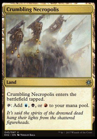 Crumbling Necropolis (Explorers of Ixalan) Trading Card