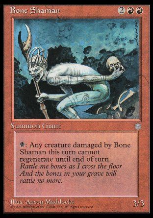 Bone Shaman (Ice Age) Trading Card