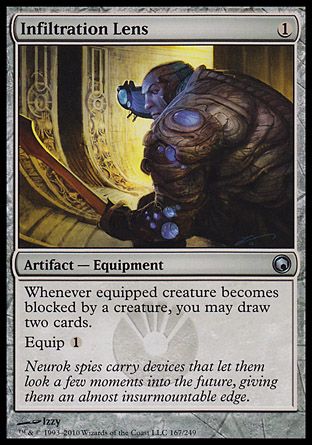 Infiltration Lens (Scars of Mirrodin) Trading Card