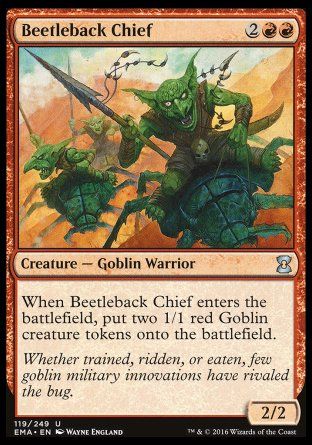 Beetleback Chief (Eternal Masters) Trading Card