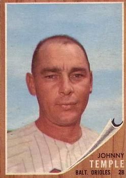 Johnny Temple 1962 Topps #34 Sports Card