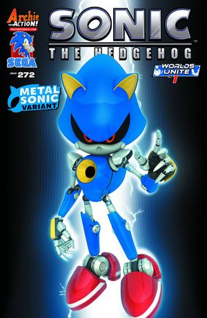 Sonic The Hedgehog #272 (Metal Sonic Game Art Sega Variant Cv)