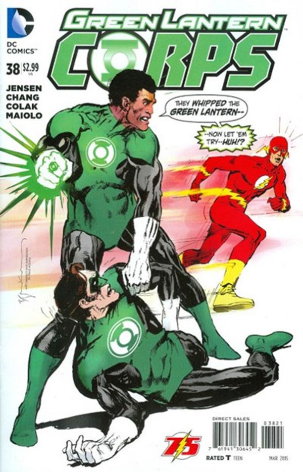 Green Lantern Corps #38 (Flash 75 Variant Cover)