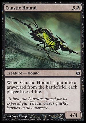 Caustic Hound (Mirrodin Besieged)