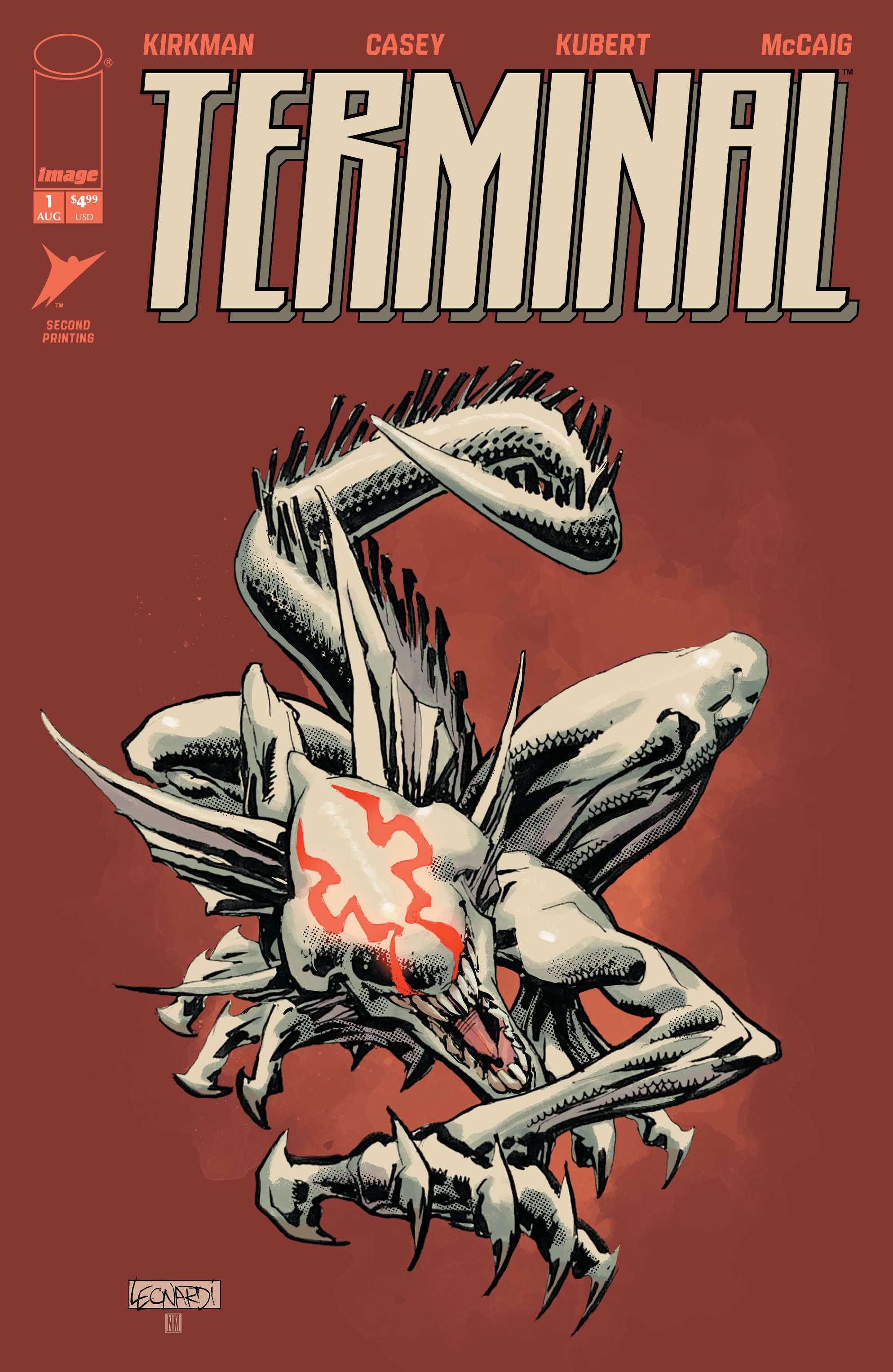 Terminal #1 (2nd Ptg Cvr B Rick Leonardi & Neeraj Menon Monster Variant) Comic