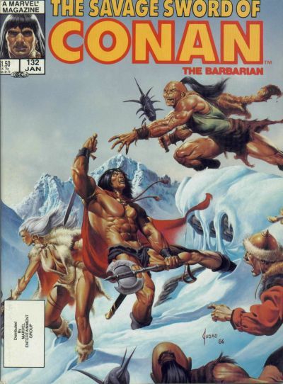 The Savage Sword of Conan #132 Comic
