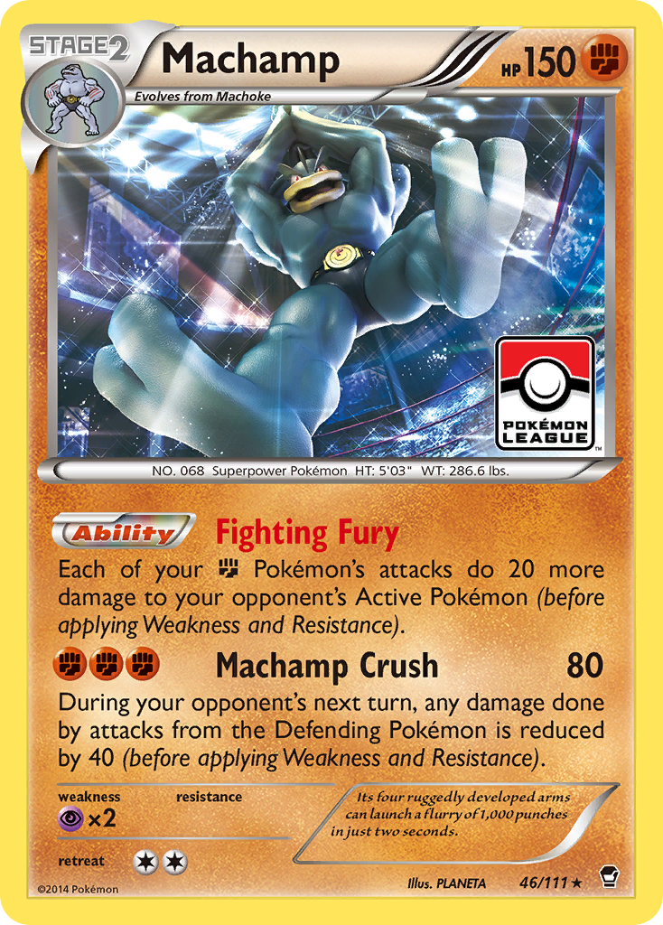 Machamp (46/111) - Furious Fists Pokémon Card