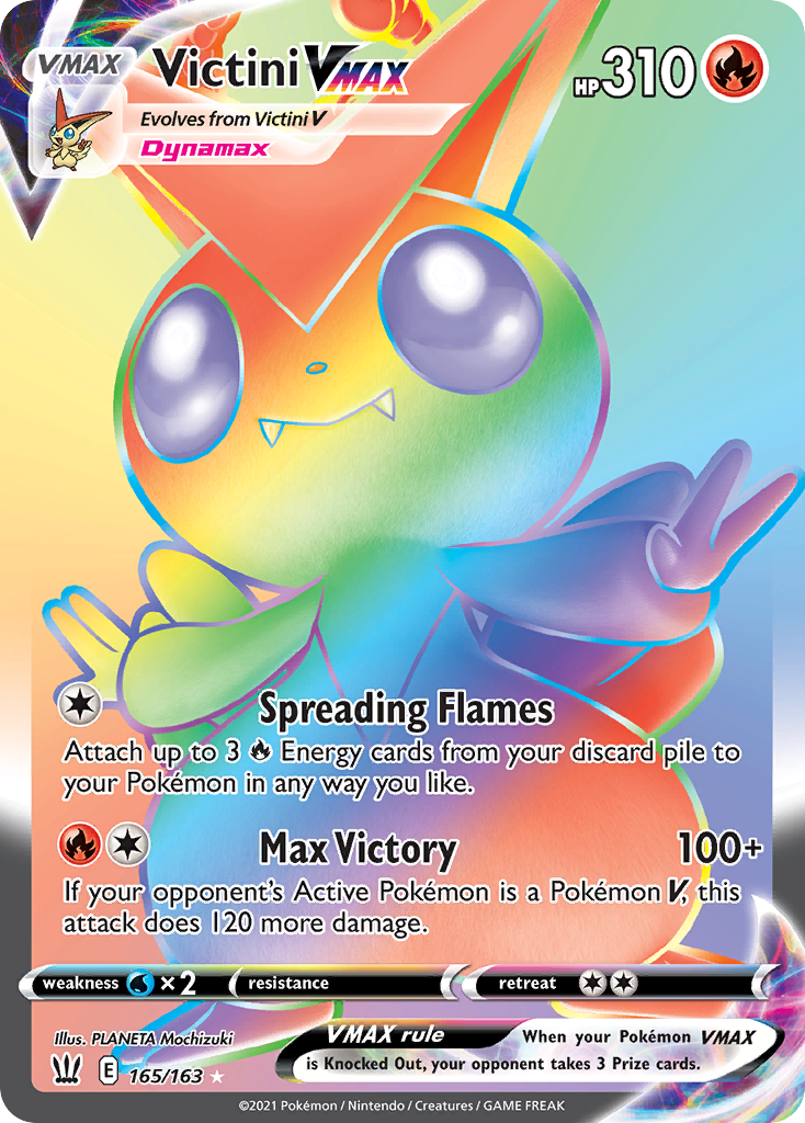 Victini VMAX (165/163) - Battle Styles Pokémon Card