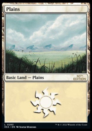 Plains (Magic 30th Anniversary Edition) Trading Card