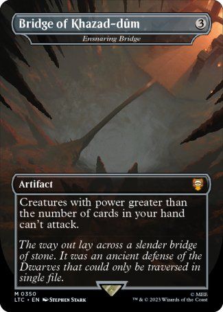 Ensnaring Bridge (Bridge of Khazad-dum) (The Lord of the Rings Commander Decks) Trading Card