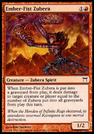 Ember-Fist Zubera (Champions of Kamigawa) Trading Card