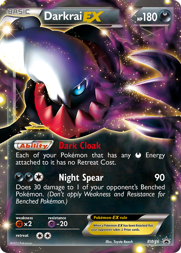 Darkrai EX (BW46) - BW Black Star Promos Pokémon Card