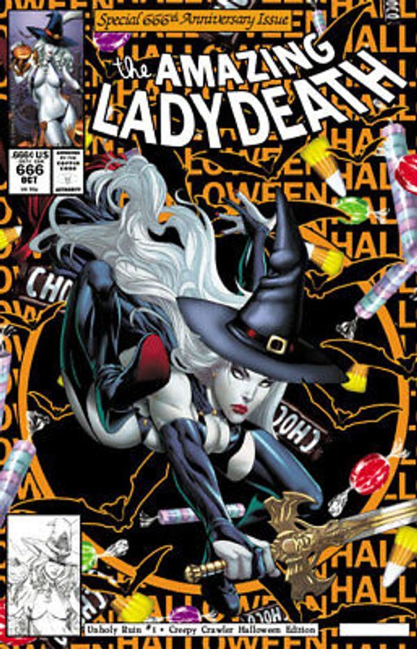 Lady Death: Unholy Ruin #1 (Creepy Crawler Halloween Edition)