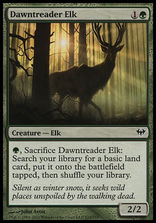 Dawntreader Elk (Dark Ascension) Trading Card