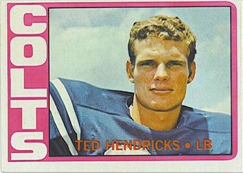Ted Hendricks 1972 Topps #93 Sports Card